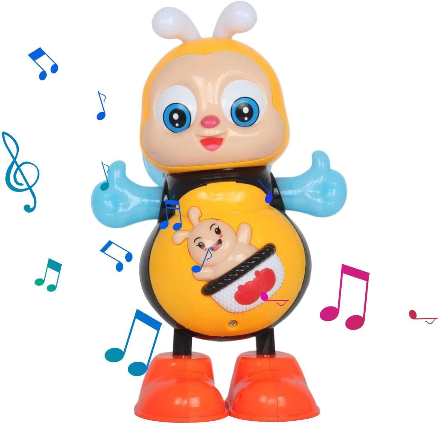 Abelhinha Pequenina™ – Brinquedo Abelha Musical Educativo com Luzes LED e Movimento