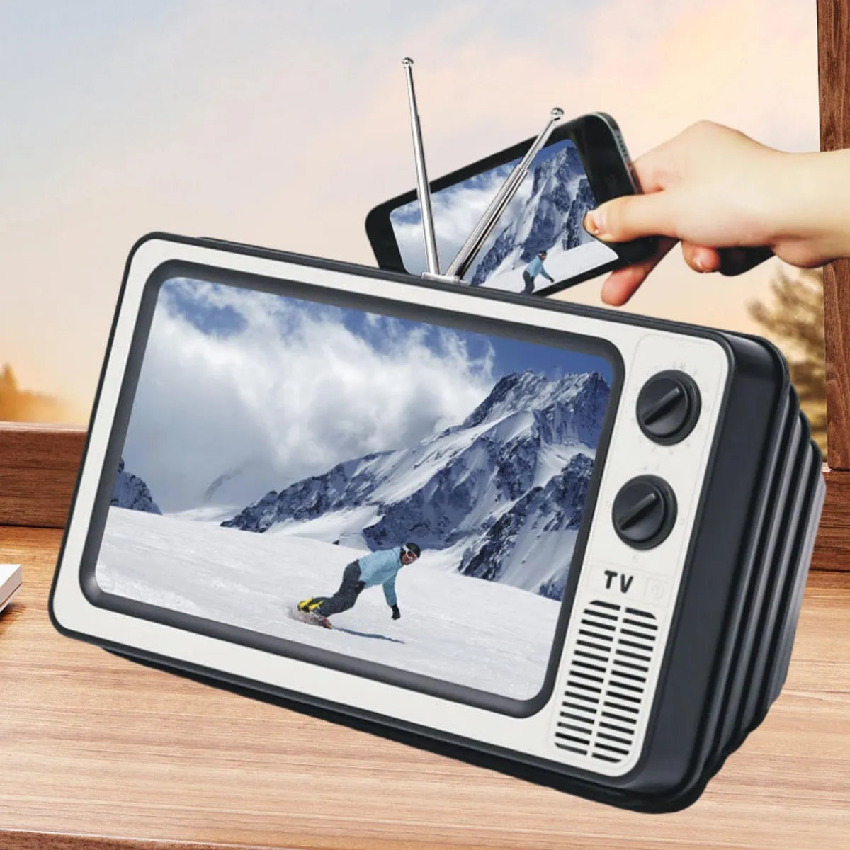 ZoomView™ – Amplificador de Tela para Celular Estilo Retrô HD