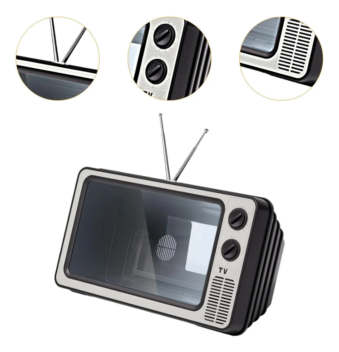 ZoomView™ – Amplificador de Tela para Celular Estilo Retrô HD