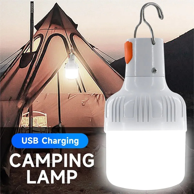 Luminix - Lâmpada de Led com Gancho para Camping e Pesca