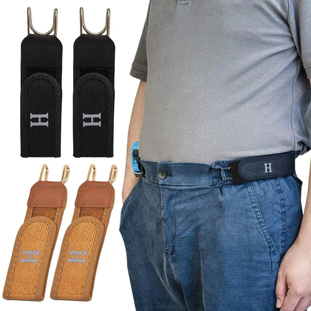 InvisiBelt™ - Cinto Elástico com Gancho Metálico Invisível