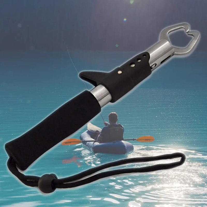 GripFish - Alicate Pega Peixe de Aço inoxidável dobrável portátil para Pesca