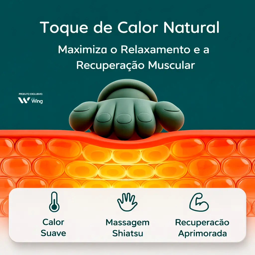 HandRelief™ – Massageador Cervical Portátil com Aquecimento Infravermelho