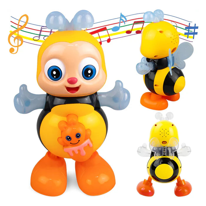 Abelhinha Pequenina™ – Brinquedo Abelha Musical Educativo com Luzes LED e Movimento