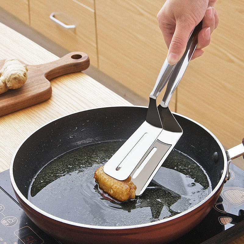 Clamp®️ - Espátula Pegador de Alimentos Inteligente em Aço Inox