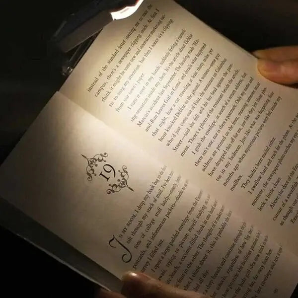 BookClip™ - Luminária Portátil para Leitura Recarregável (LEVE 2 E ECONOMIZE)