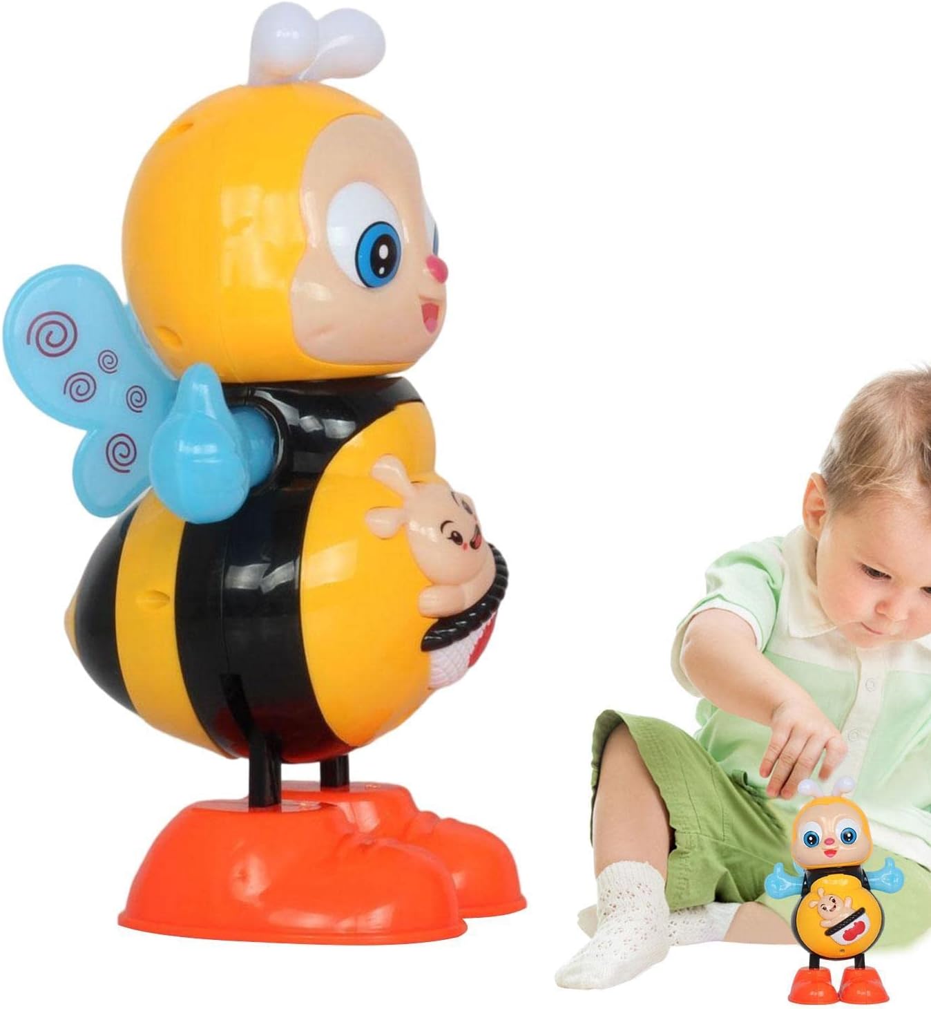 Abelhinha Pequenina™ – Brinquedo Abelha Musical Educativo com Luzes LED e Movimento