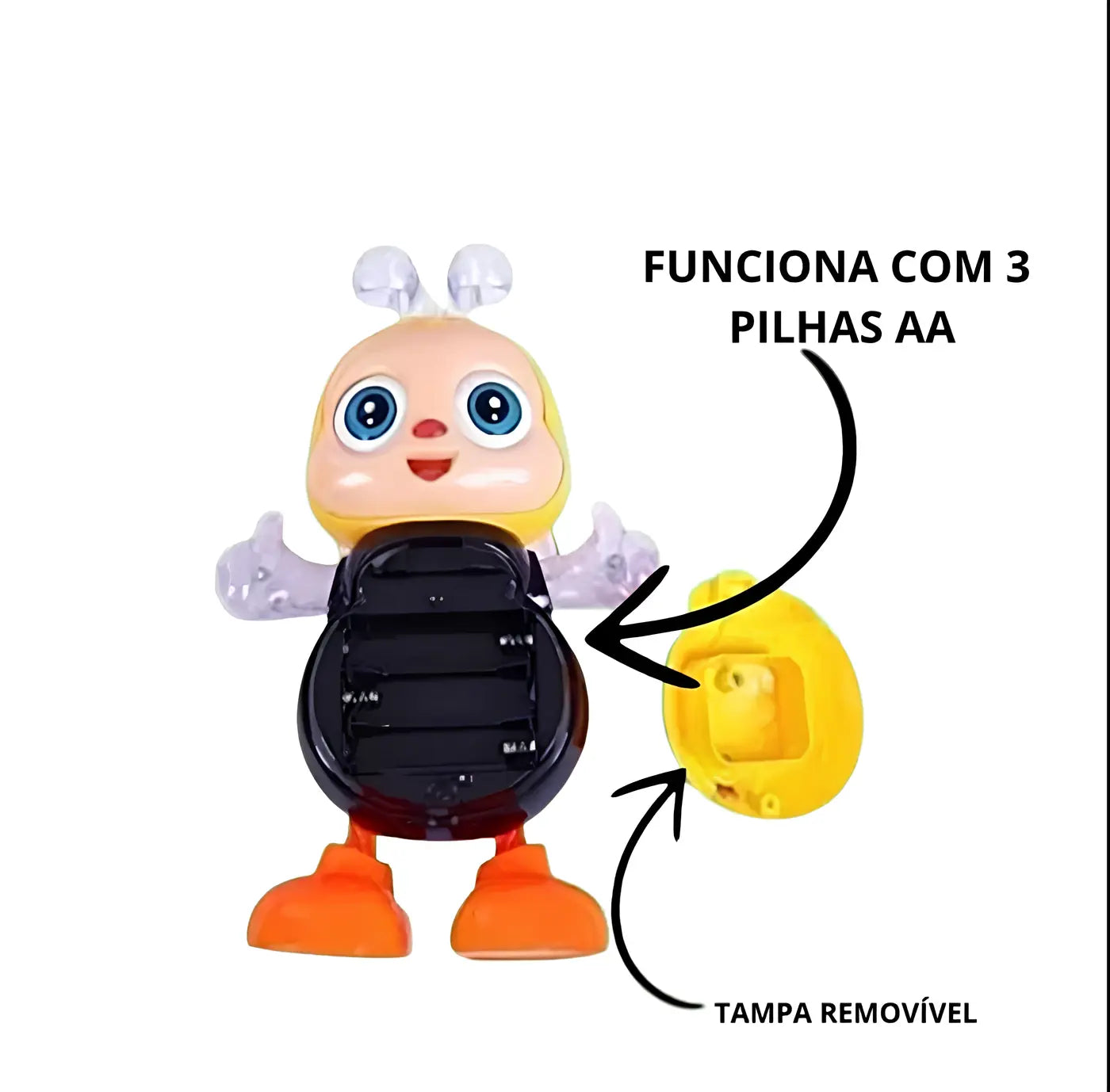 Abelhinha Pequenina™ – Brinquedo Abelha Musical Educativo com Luzes LED e Movimento