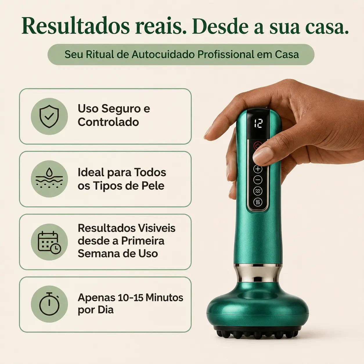 Velura™ | Massageador para Drenagem e Contorno das Pernas