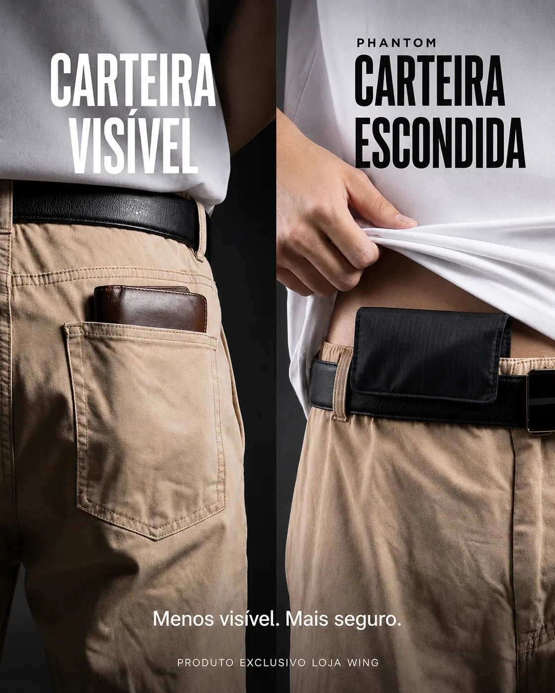 Phantom™ Carteira Oculta com Proteção RFID
