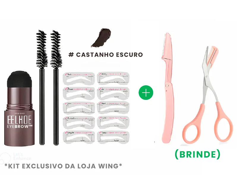 Kit Eyebrow™ - Sobrancelhas em 1 minuto + [BRINDES EXCLUSIVOS]