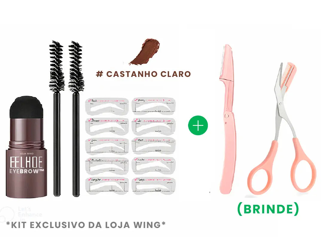 Kit Eyebrow™ - Sobrancelhas em 1 minuto + [BRINDES EXCLUSIVOS]