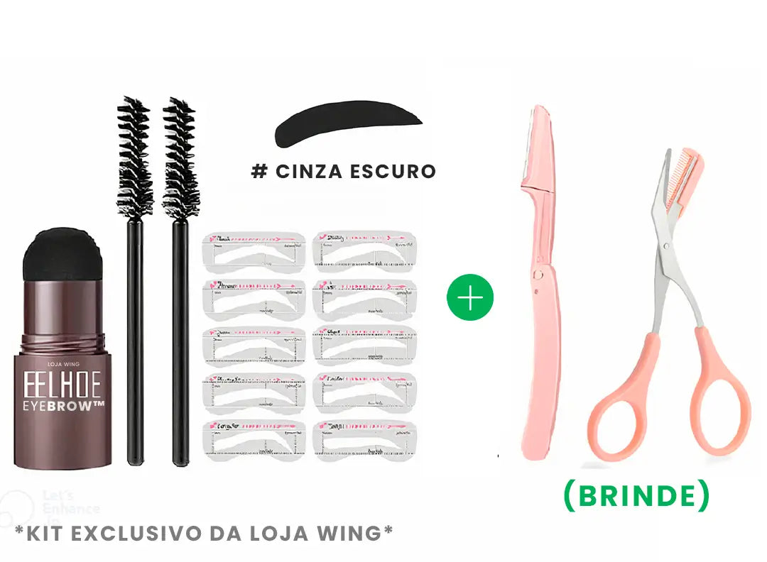Kit Eyebrow™ - Sobrancelhas em 1 minuto + [BRINDES EXCLUSIVOS]
