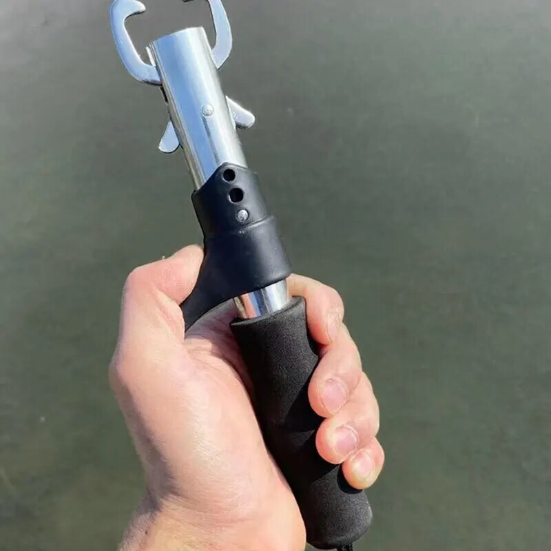 GripFish - Alicate Pega Peixe de Aço inoxidável dobrável portátil para Pesca