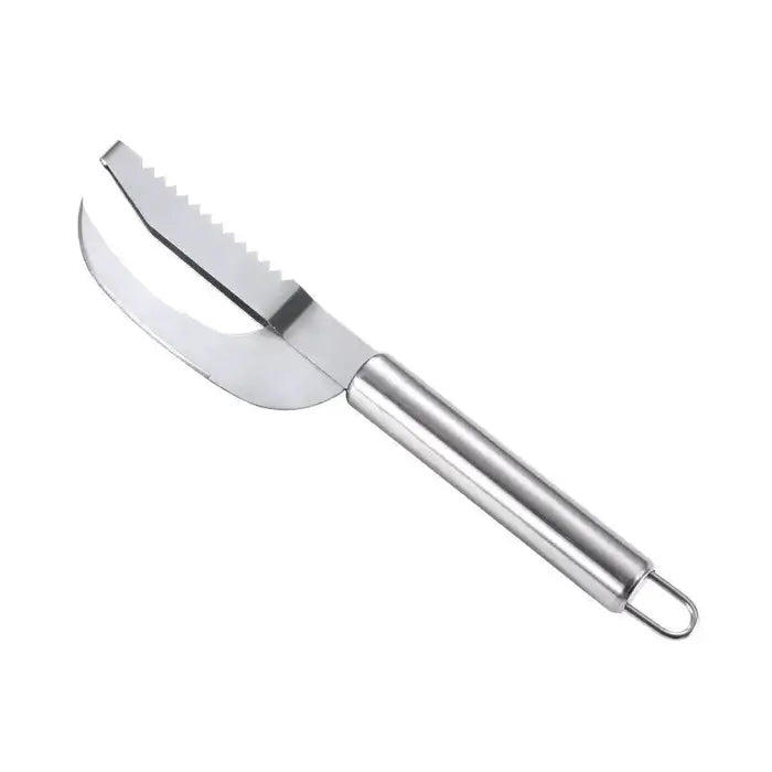 FishScaler - Faca Inoxidável 3 em 1 para Limpeza de Peixe