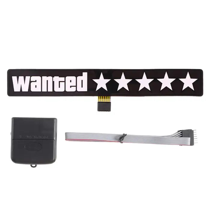 Wanted - Adesivo LED GTA 5 Estrelas para Carros [Leve 2 e Economize]