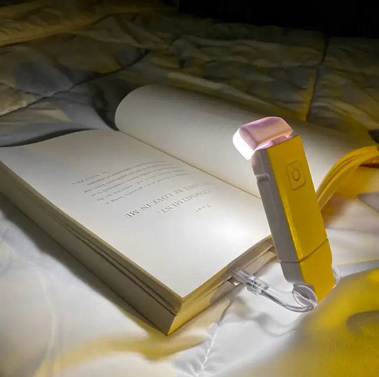 BookClip™ - Luminária Portátil para Leitura Recarregável (LEVE 2 E ECONOMIZE)