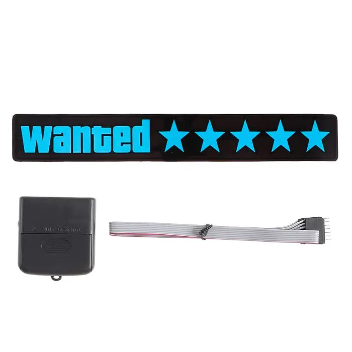 Wanted - Adesivo LED GTA 5 Estrelas para Carros [Leve 2 e Economize]