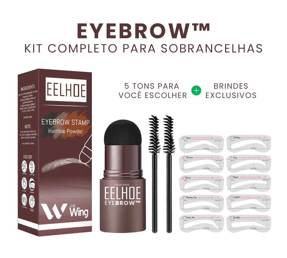 Kit Eyebrow™ - Sobrancelhas em 1 minuto + [BRINDES EXCLUSIVOS]