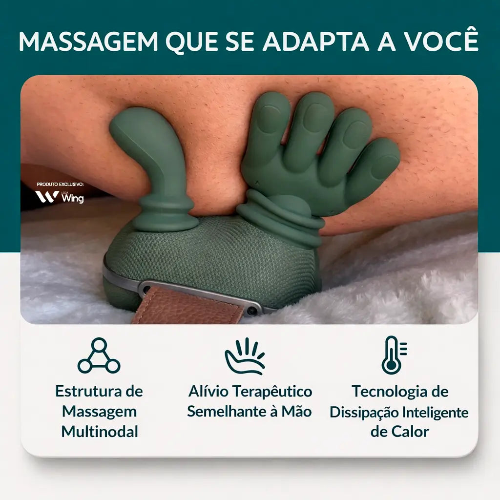 HandRelief™ – Massageador Cervical Portátil com Aquecimento Infravermelho