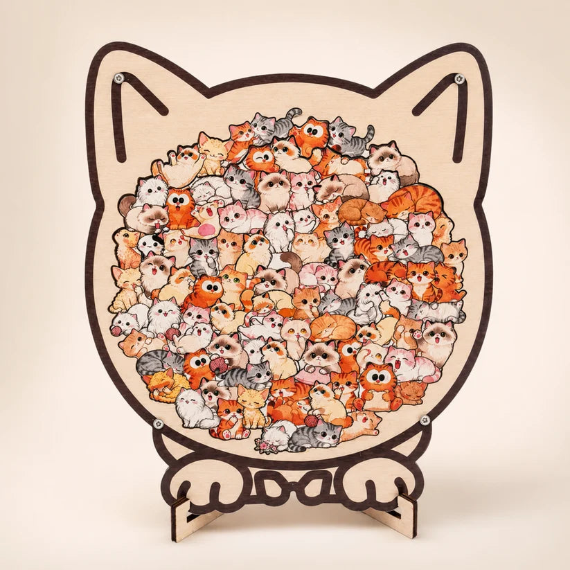 Pawzzle™ – Quebra-Cabeça de Gatos e Cachorros Antiestresse