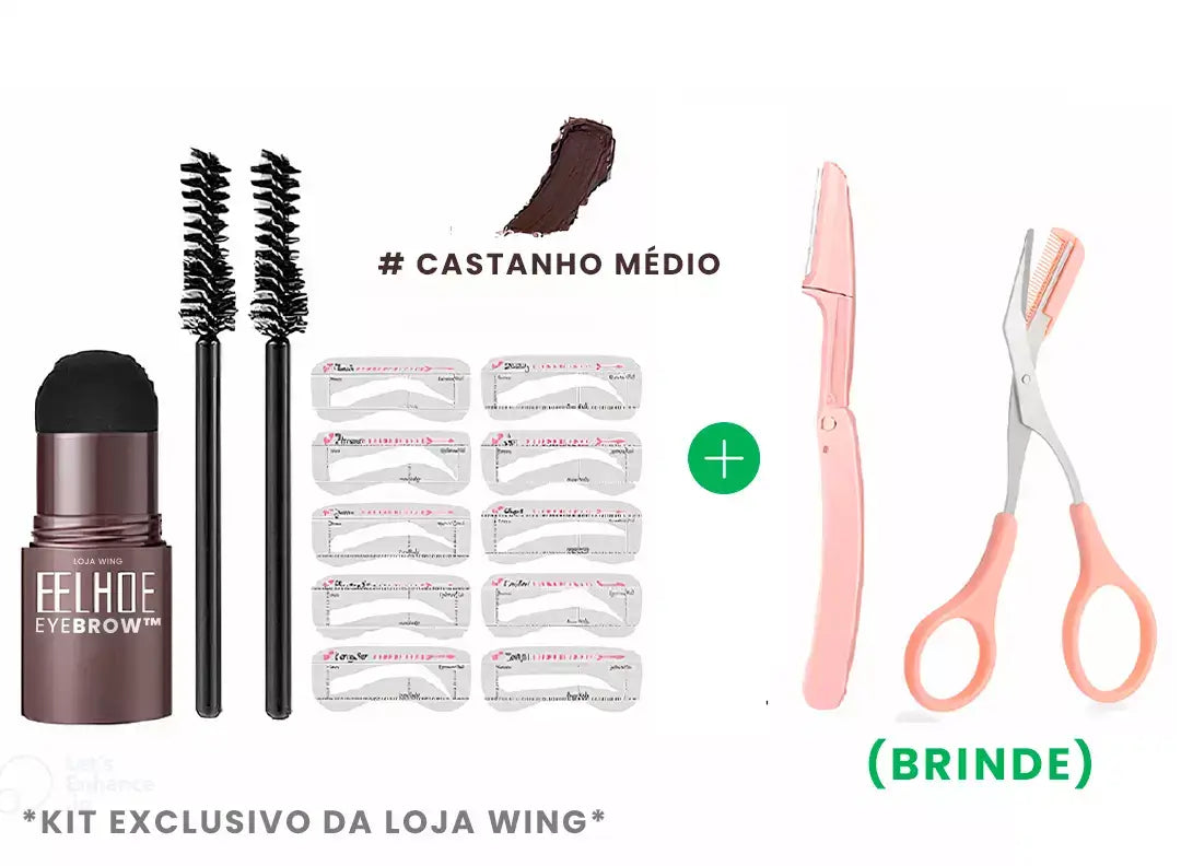 Kit Eyebrow™ - Sobrancelhas em 1 minuto + [BRINDES EXCLUSIVOS]
